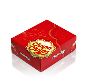 Chupa Chups - Flat Cardboard Packaging