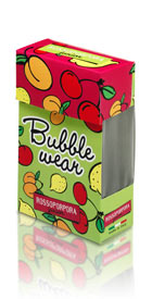 Bubble Wear - Flat Cardboard Packaging
